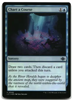 MTG Chart a Course FOIL U The Lost Caverns of Ixalan 48 LP - Image 1
