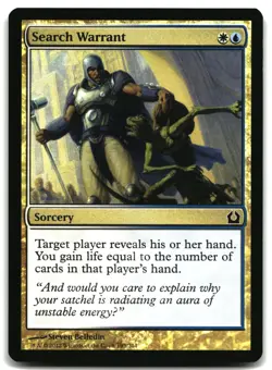 MTG Search Warrant FOIL C Return to Ravnica 193 LP - Image 1