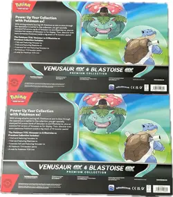 Pokemon TCG Venusaur Ex & Blastoise Ex Premium Collection Lot Of 2 - Image 2