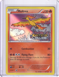 Moltres Holo #XY127 Pokemon Black Star Promo XY Fates Collide 2016 TCG - Image 1