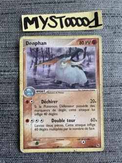 Carte Pokemon Donphan 17/109 Rare Ex Rubis Saphir Francais Occasion - Image 1