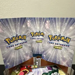 Pokemon Database Shiny Set Pidgey Pidgeotto Pidgeot Sparkle Holo Set Of 3 - Image 5