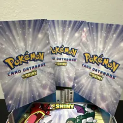 Pokemon Database Shiny Set Squirtle Wartortle Blastoise Sparkle Holo Set Of 3 - Image 5
