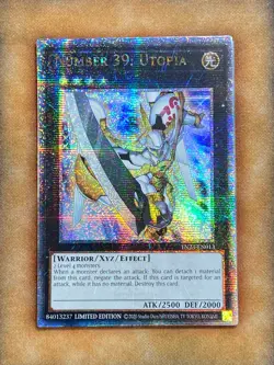 Yugioh Number 39: Utopia TN23-EN013 Quarter Century Rare 1st Ed NM - Image 1