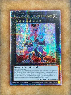 Yugioh Galaxy-Eyes Cipher Dragon MP24-EN044 Quarter Century Rare 1st Ed NM - Image 1