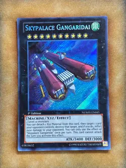 Yugioh Skypalace Gangaridai NUMH-EN045 Secret Rare 1st Ed LP - Image 1