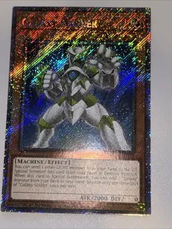 Yugioh! Galaxy Soldier - RA04-EN219 - Platinum Secret Rare - 1st Edition Near Mi - Image 1