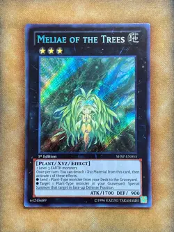 Yugioh Meliae of the Trees SHSP-EN055 Secret Rare 1st Ed NM - Image 1