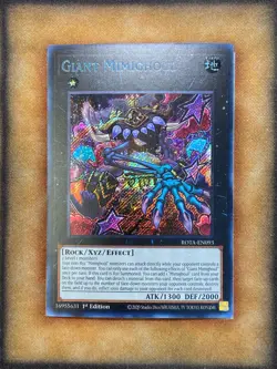 Yugioh Giant Mimighoul ROTA-EN093 Secret Rare 1st Ed NM - Image 1