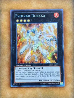 Yugioh Evolzar Dolkka CT09-EN001 Secret Rare Limited Edition NM - Image 1