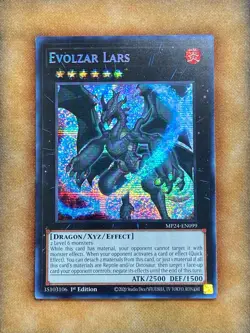 Yugioh Evolzar Lars MP24-EN099 Secret Rare 1st Ed NM - Image 1