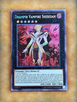 Yugioh Dhampir Vampire Sheridan DASA-EN007 Secret Rare NM - Image 1