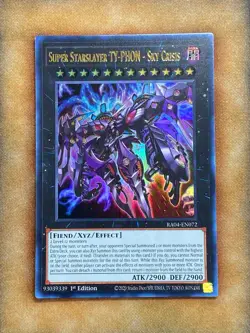 Yugioh Super Starslayer TY-PHON - Sky Crisis RA04-EN072 Ultra Rare 1st Ed NM - Image 1