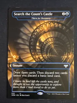 1x Search the Count's Castle - Thirst for Discovery #333 Regular VOW LP MTG - Image 1