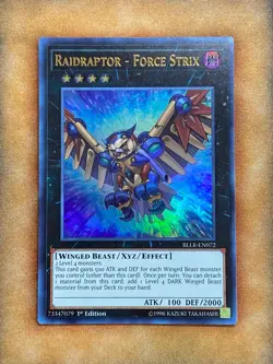 Yugioh Raidraptor - Force Strix BLLR-EN072 Ultra Rare 1st Ed NM - Image 1