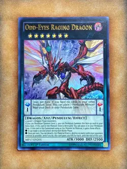 Yugioh Odd-Eyes Raging Dragon MP17-EN205 Ultra Rare 1st Ed NM - Image 1