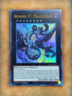 Yugioh Number 97: Draglubion GFP2-EN145 Ultra Rare 1st Ed NM - Image 1
