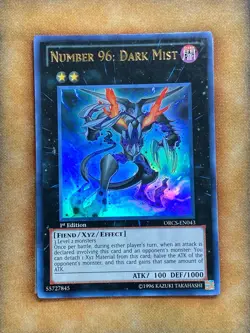 Yugioh Number 96: Dark Mist ORCS-EN043 Ultra Rare 1st Ed NM - Image 1
