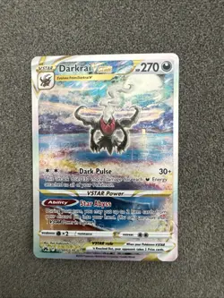 Pokemon Card Darkrai VSTAR Crown Zenith Ungraded Near Mint - Image 1