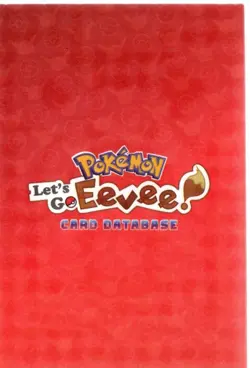 Let's Go Eevee Card Database Poncho Eevee Sylveon Foil Card - Image 2