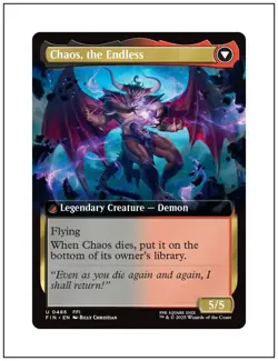 1x Garland, Knight of Cornelia, Extended Art, Final Fantasy, Magic MTG NM - Image 2