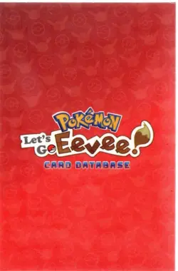 Let's Go Eevee Card Database Poncho Eevee Vaporeon Foil Card - Image 2