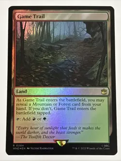 MTG Universes Beyond: Doctor Who Game Trail Foil 0284 NM Rare - Image 1