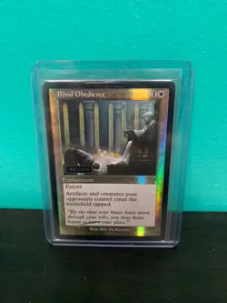Blind Obedience (Serial Numbered) Magic the Gathering Card - Image 1