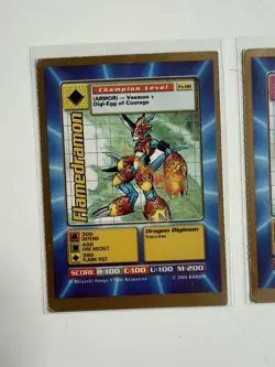 Digimon Digimon Fx-8/9/10 Fox Kids Promo Card Lot Of 3 - Image 2