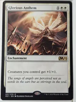Glorious Anthem - Magic 2021 Core Set M21 - Magic the Gathering MTG Nice! - Image 1