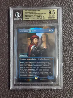 MTG Leonardo Da Vinci Serialized 294/500 Foil BGS 9.5 Assassins Creed (ACR,#118) - Image 1