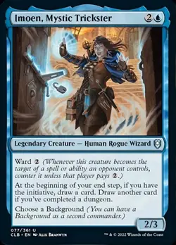 Imoen, Mystic Trickster Battle for Baldur's Gate Magic MTG NM REGULAR - Image 1