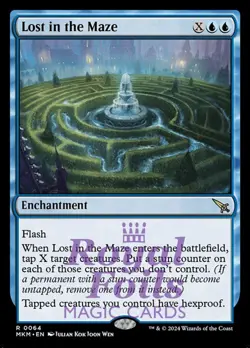 Lost in the Maze 2x FOIL MTG Murders at Karlov Manor MKM Rare MINT blue - Image 1