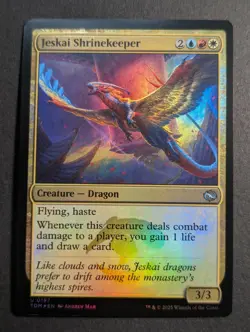 🧙🔥Foil Jeskai Shrinekeeper MTG Tarkir Dragonstorm U0197, Magic the Gathering🧙 - Image 1