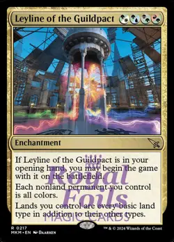 Leyline of the Guildpact 1x FOIL MTG Murders at Karlov Manor MKM Rare MINT - Image 1