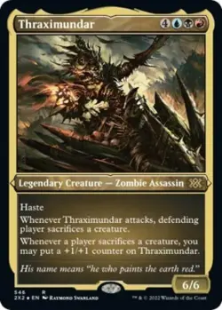MTG English Thraximundar (Foil Etched) NM Foil Double Masters 2022 - Image 1