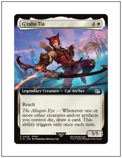 1x G'raha Tia, Extended Art, Final Fantasy, Magic MTG NM - Image 1