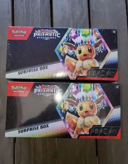 Pokemon Prismatic Evolutions Surprise box - Lot of 2 boxes. Brand New Sealed - Image 1