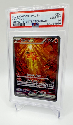 Pokemon 2023 Chi-Yu ex 259/193 SIR Paldea Evolved GEM MINT PSA 10 - Image 1