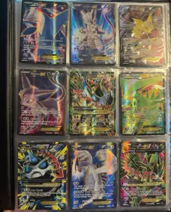 88 Card Pokemon TCG Lot XY - Sun Moon Era Cards Full Arts Megas Etc. MP-HP-DMG - Image 1