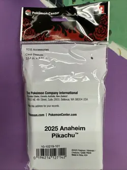2025 Pokemon Worlds Anaheim Exclusive Cars Sleeve Pikachu Rockabilly 65 Sleeves - Image 2