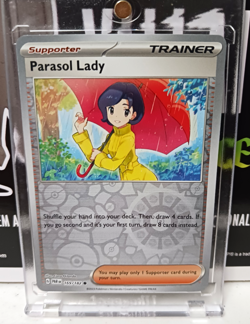 Pokemon - Parasol Lady 169/182 - Paradox Rift - Reverse Holo - NM - Image 1