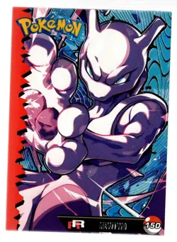 Pokemon Team Rocket The Hunting Mewtwo #150 Mewtwo RR Holo Foil - Image 1