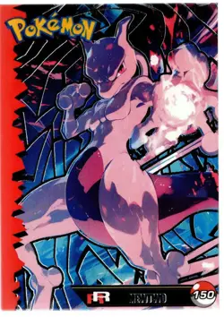 Pokemon Team Rocket The Hunting Mewtwo #150 Mewtwo RR Holo Foil - Image 1