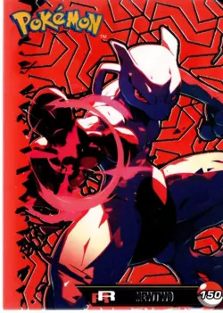 Pokemon Team Rocket The Hunting Mewtwo #150 Mewtwo RR Holo Foil - Image 1