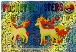 Pokemon Pocket Monsters Vending Prism Sticker #1195 Ponyta Rapidash Evolutions - Image 1