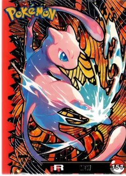 Pokemon Team Rocket The Hunting Mewtwo #151 Mew RR Holo Foil - Image 1