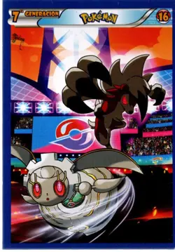 Pokemon Peru Pokedex EF Magearna & Midnight Form Lycanroc Peru Exclusive Spanish - Image 1