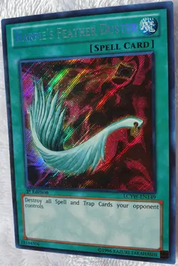 Yugioh 1x Harpie's Feather Duster LCYW-EN149 Secret Rare Unlimited Ed Near Mint - Image 4