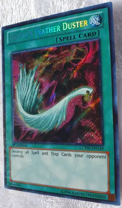 Yugioh 1x Harpie's Feather Duster LCYW-EN149 Secret Rare Unlimited Ed Near Mint - Image 5